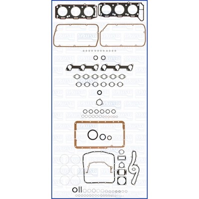 Слика на Цел комплет дихтунзи, мотор AJUSA FIBERMAX 50116400