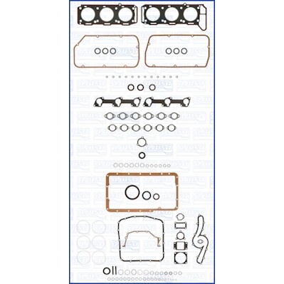 Слика на цел комплет дихтунзи, мотор AJUSA FIBERMAX 50206300 за Alfa Romeo 164 Sedan 3.0 - 197 коњи бензин