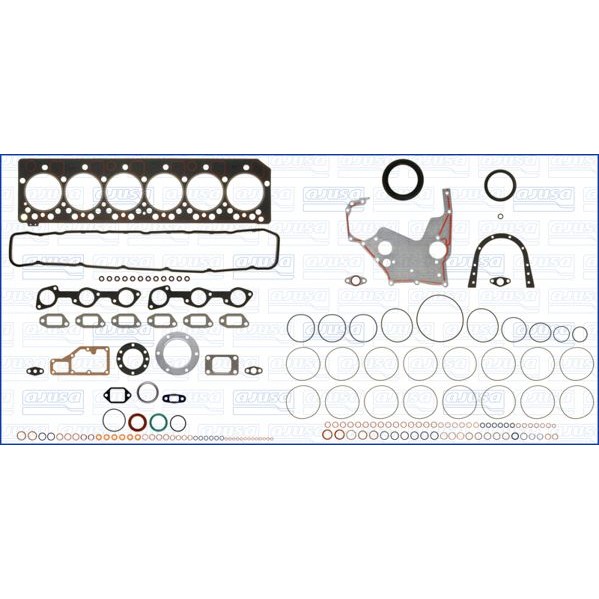 Слика на цел комплет дихтунзи, мотор AJUSA FIBERMAX 50443400 за камион Renault Midlum 210.12/C, 220.12/C - 209 коњи дизел