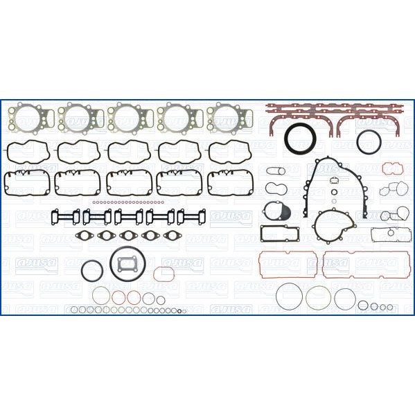 Слика на цел комплет дихтунзи, мотор AJUSA MULTILAYER STEEL 50445400 за камион Scania 4 Series 94 D/310 - 310 коњи дизел