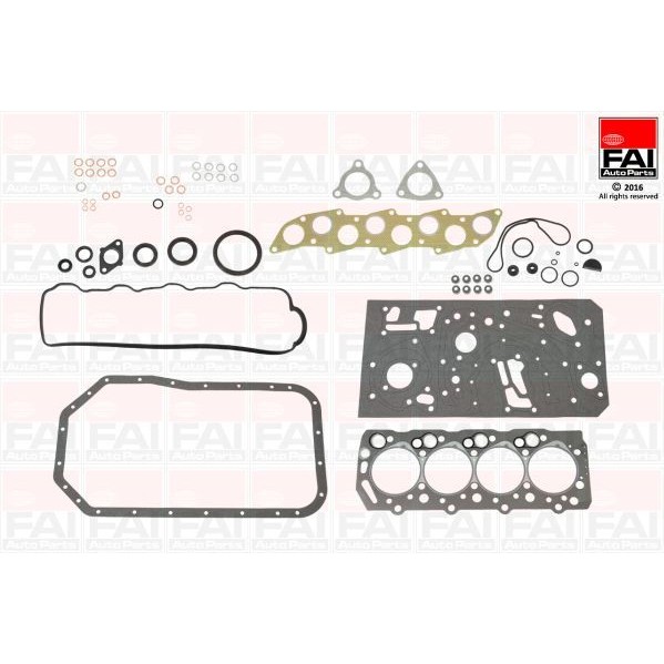 Слика на цел комплет дихтунзи, мотор FAI AutoParts FS654 за Hyundai H-1 BUS (KMF) 2.5 TD 4WD - 99 коњи дизел