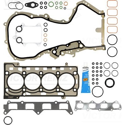 Слика на цел комплет дихтунзи, мотор VICTOR REINZ 01-37045-01 за VW Scirocco (137) 1.4 TSI - 160 коњи бензин