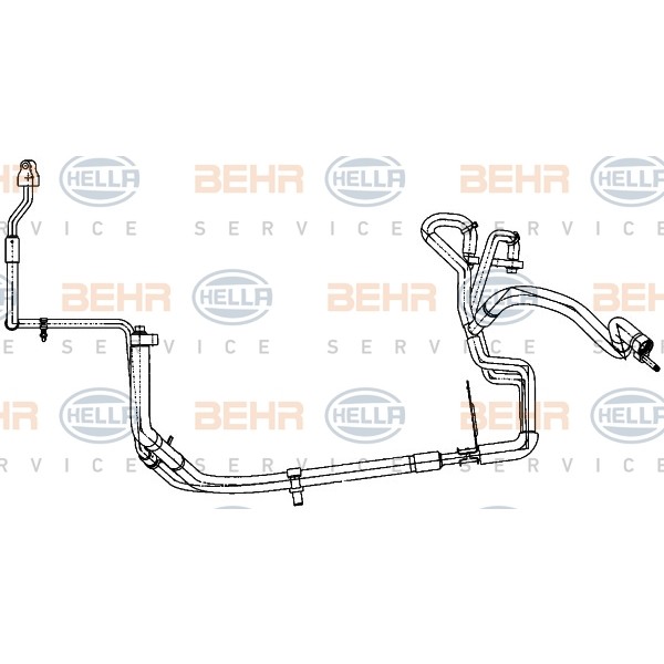 Слика на Црево за клима уред HELLA BEHR  SERVICE  PREMIUM LINE 9GS 351 338-361 за Ford Transit BOX 3.2 TDCi - 200 коњи дизел