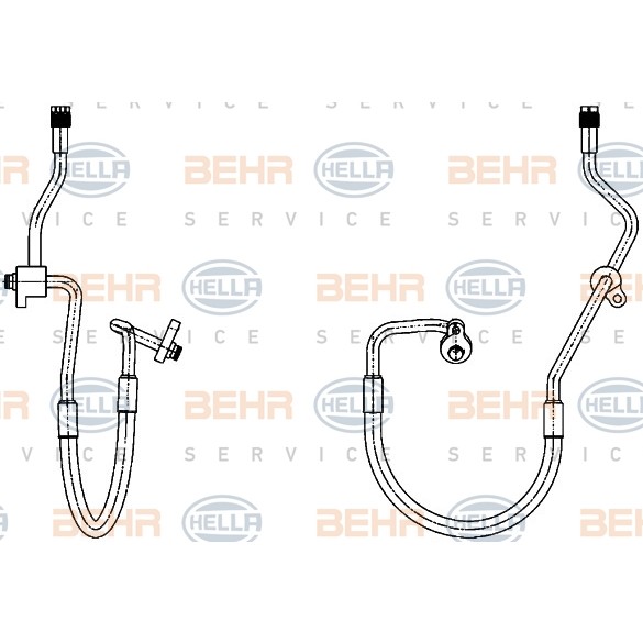 Слика на Црево за клима уред HELLA BEHR  SERVICE  PREMIUM LINE 9GS 351 338-431 за Ford Mondeo 4 2.0 - 145 коњи бензин