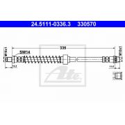 Слика 1 на црево за кочница ATE 24.5111-0336.3