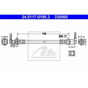 Слика 1 на црево за кочница ATE 24.5117-0195.3