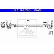 Слика 1 на црево за кочница ATE 24.5117-0205.3