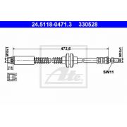 Слика 1 на црево за кочница ATE 24.5118-0471.3