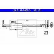 Слика 1 $на Црево за кочница ATE 24.5137-0455.3