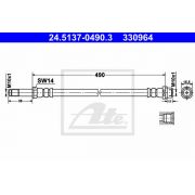 Слика 1 на црево за кочница ATE 24.5137-0490.3