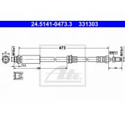 Слика 1 на црево за кочница ATE 24.5141-0473.3