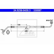 Слика 1 на црево за кочница ATE 24.5236-0430.3
