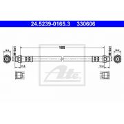 Слика 1 на црево за кочница ATE 24.5239-0165.3