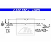 Слика 1 на црево за кочница ATE 24.5264-0221.3