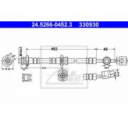 Слика 1 на црево за кочница ATE 24.5266-0452.3