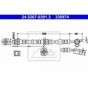 Слика 1 $на Црево за кочница ATE 24.5267-0391.3