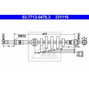 Слика 1 на црево за кочница ATE 83.7713-0476.3