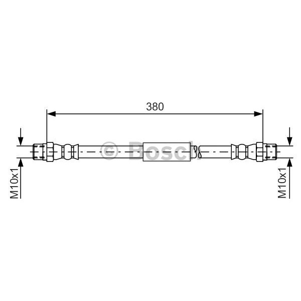 Слика на црево за кочница BOSCH 1 987 476 138 за VW Transporter T3 Platform 1.7 D - 57 коњи дизел