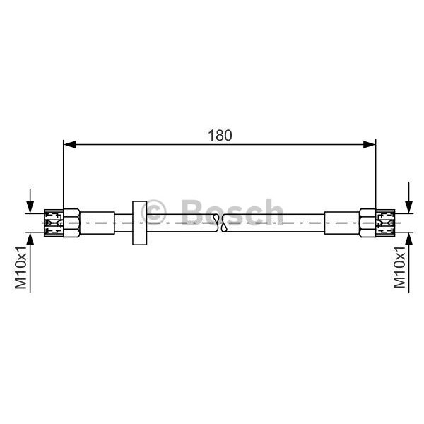 Слика на Црево за кочница BOSCH 1 987 476 216 за VW Jetta 2 (19E,1G2) 1.6 - 72 коњи бензин