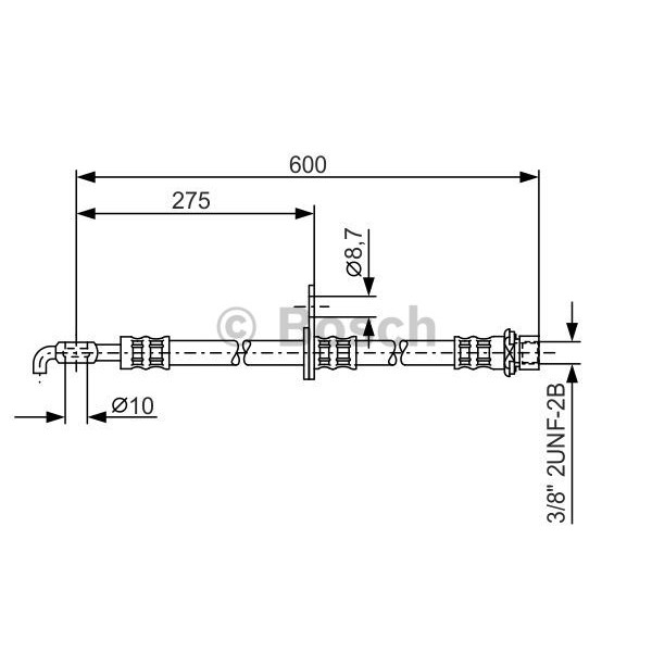 Слика на Црево за кочница BOSCH 1 987 476 246