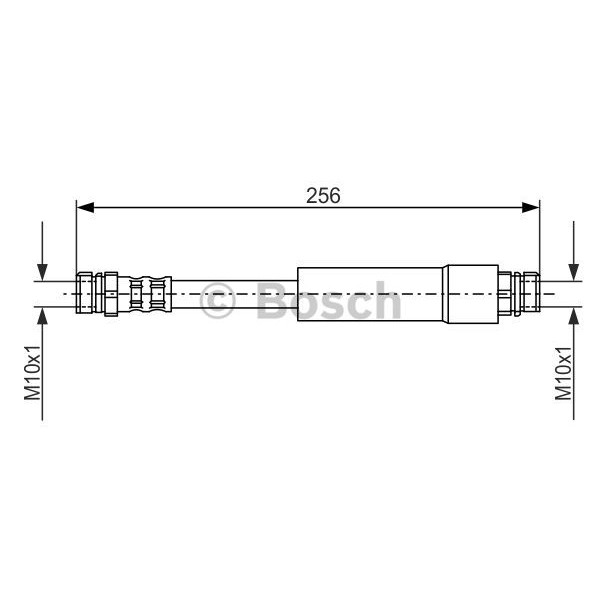 Слика на црево за кочница BOSCH 1 987 476 284 за Seat Altea (5P1) 1.8 TFSI - 160 коњи бензин