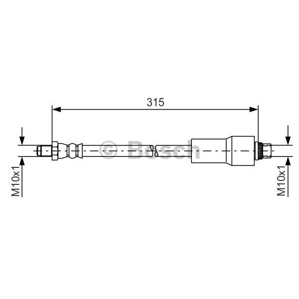 Слика на Црево за кочница BOSCH 1 987 476 432