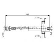 Слика 1 на црево за кочница BOSCH 1 987 476 614