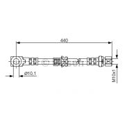 Слика 1 на црево за кочница BOSCH 1 987 476 694