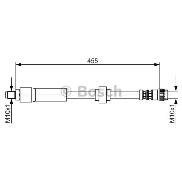 Слика на црево за кочница BOSCH 1 987 476 701 за Renault Laguna (B56,556) 2.0 16V (556A/B) - 140 коњи бензин