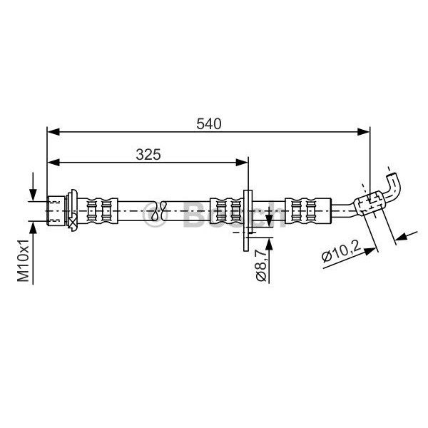 Слика на Црево за кочница BOSCH 1 987 476 781