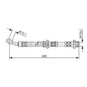 Слика 1 $на Црево за кочница BOSCH 1 987 476 802