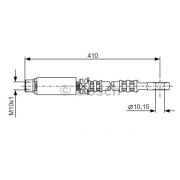 Слика 1 $на Црево за кочница BOSCH 1 987 476 805