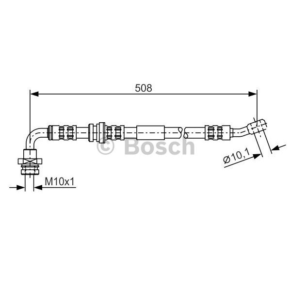 Слика на црево за кочница BOSCH 1 987 476 932 за Suzuki Jimny (FJ) 1.5 DDiS 4x4 - 86 коњи дизел