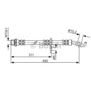 Слика 1 на црево за кочница BOSCH 1 987 481 134