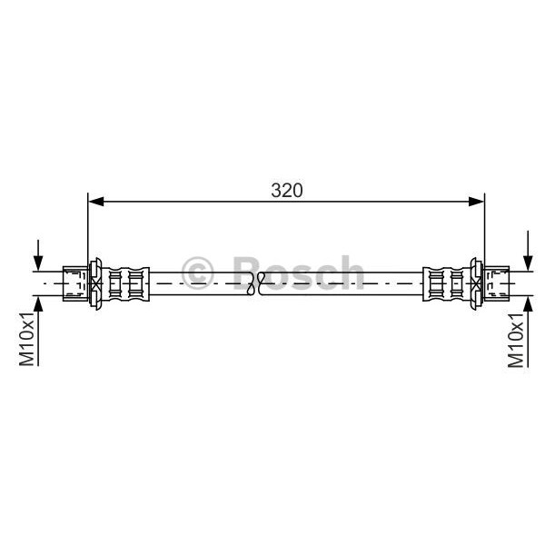 Слика на Црево за кочница BOSCH 1 987 481 181