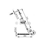 Слика 1 на црево за кочница BOSCH 1 987 481 427