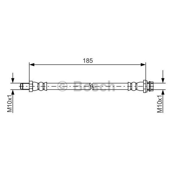 Слика на црево за кочница BOSCH 1 987 481 564 за Volvo V70 Estate 2.5 T - 200 коњи бензин