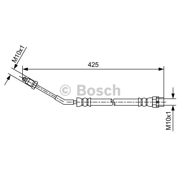 Слика на црево за кочница BOSCH 1 987 481 579 за BMW Z4 Cabrio E85 2.0 i - 150 коњи бензин