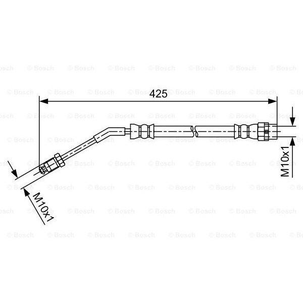 Слика на Црево за кочница BOSCH 1 987 481 587