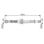 Слика 1 на црево за кочница BOSCH 1 987 481 609