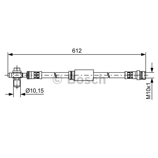 Слика на Црево за кочница BOSCH 1 987 481 631