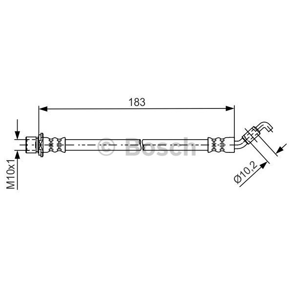 Слика на Црево за кочница BOSCH 1 987 481 639