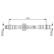 Слика 1 на црево за кочница BOSCH 1 987 481 695