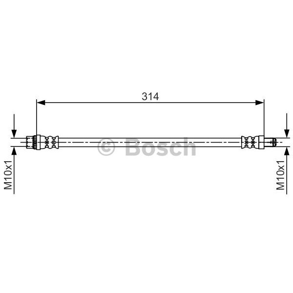 Слика на Црево за кочница BOSCH 1 987 481 718