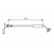 Слика 5 на црево за кочница BOSCH 1 987 481 A15