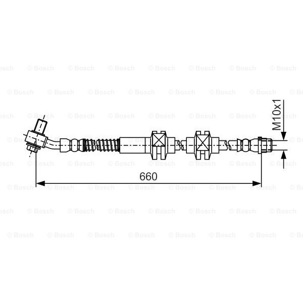 Слика на Црево за кочница BOSCH 1 987 481 A49