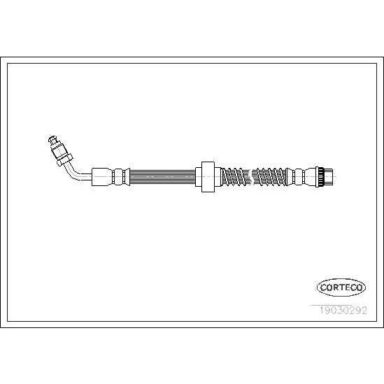 Слика на црево за кочница CORTECO 19030292 за Renault Master Van (T) 28-35 2.1 D - 60 коњи дизел