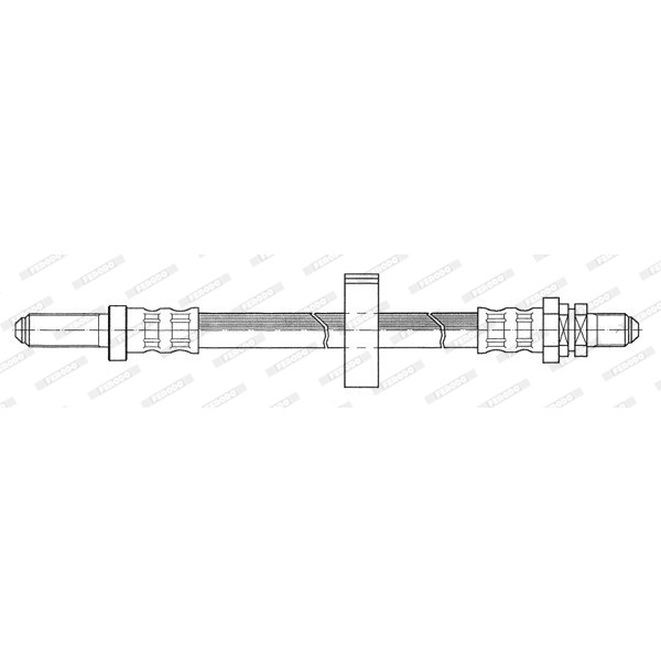 Слика на црево за кочница FERODO FHY2057 за Ford Orion MK 2 (AFF) 1.4 - 73 коњи бензин