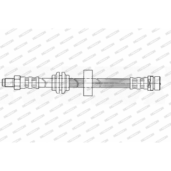 Слика на црево за кочница FERODO FHY2227 за Ford Focus (daw,dbw) 2.0 16V - 131 коњи бензин