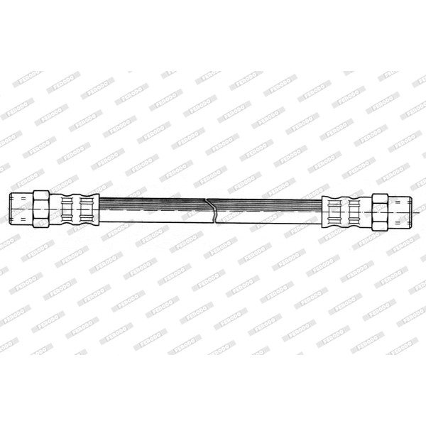 Слика на црево за кочница FERODO FHY2313 за Mercedes T1 Platform 410 D (611.417, 611.418) - 95 коњи дизел